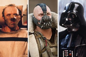 Masques d'Hannibal, de Bane et de Dark Vador