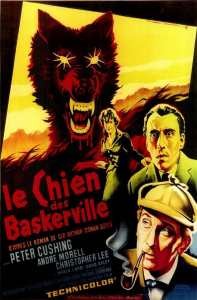 image affiche le chien des baskerville