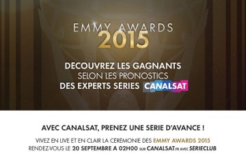 Rendez-vous très bientôt pour les Emmy Awards 2015, sur CANALSAT.fr avec SERIECLUB ©