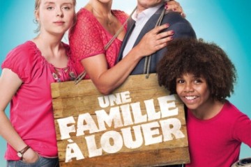 Affiche du film Une famille à louer avec Virgine Efira et Benoit Poelvoorde