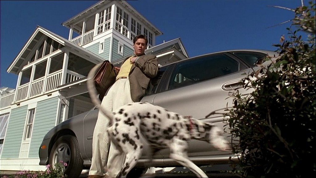 Truman en contre-plongée après l'attaque d'un Dalmatien