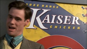 Affiche publicitaire apparaissant dans le Truman Show