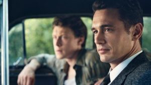 James Franco et son frère dans une voiture de la série 11.22.63